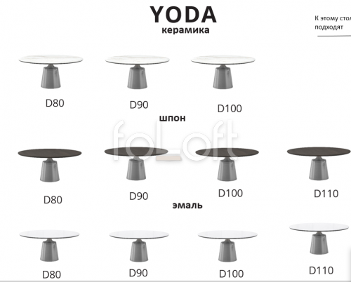 Стол Yoda керамика фото 3